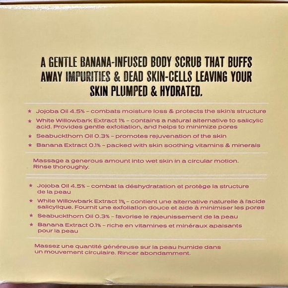 NIB Jeffree Star Skin Limited Edition Banana Fetish Body Scrub Full Size 6oz - Picture 4 of 8